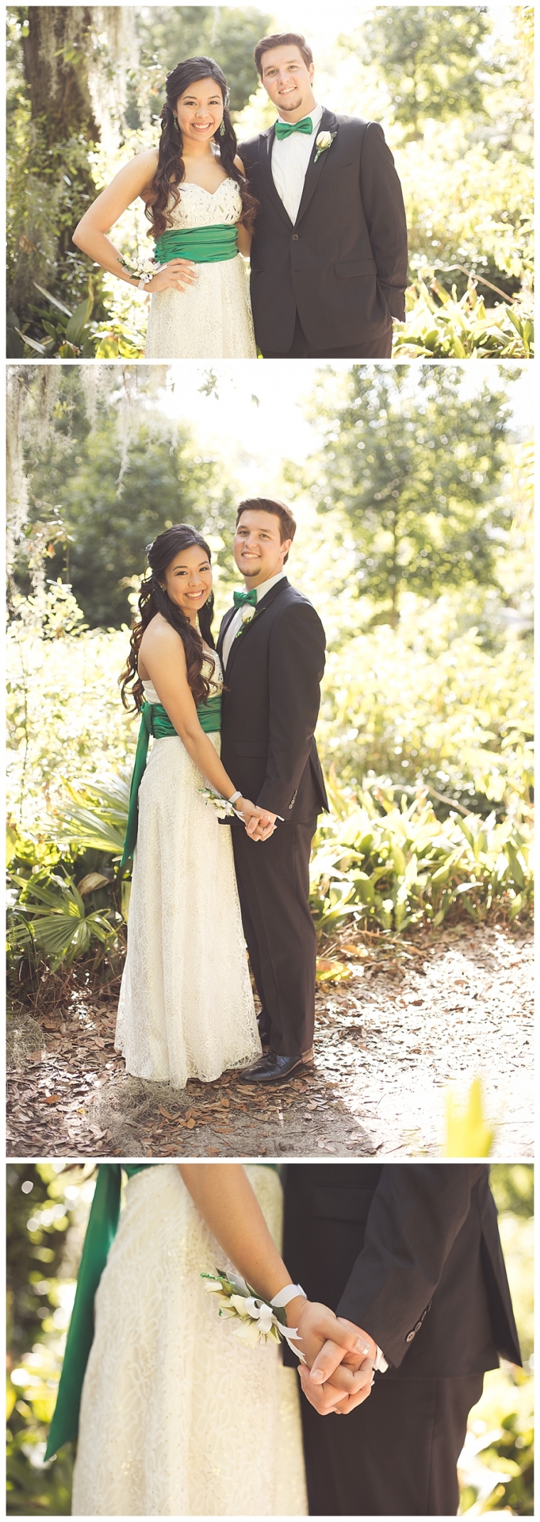 Beautiful couple poses for Orlando senior photographer