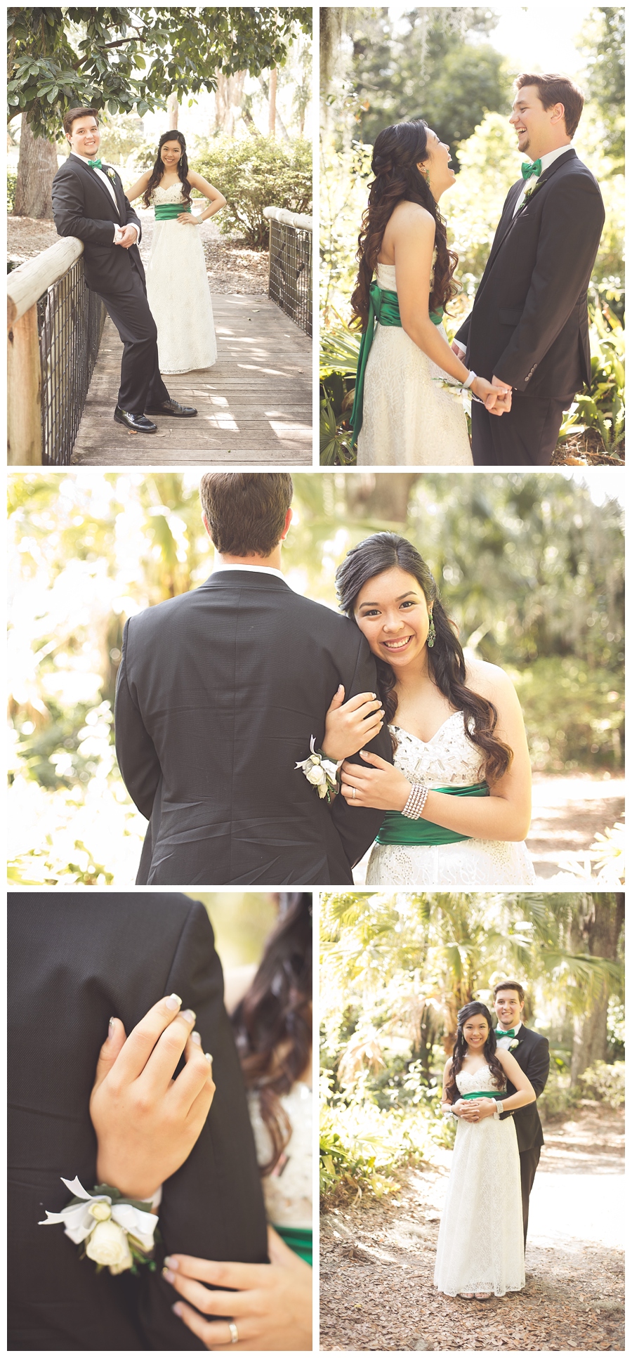 Having fun before prom with central Florida senior photographer