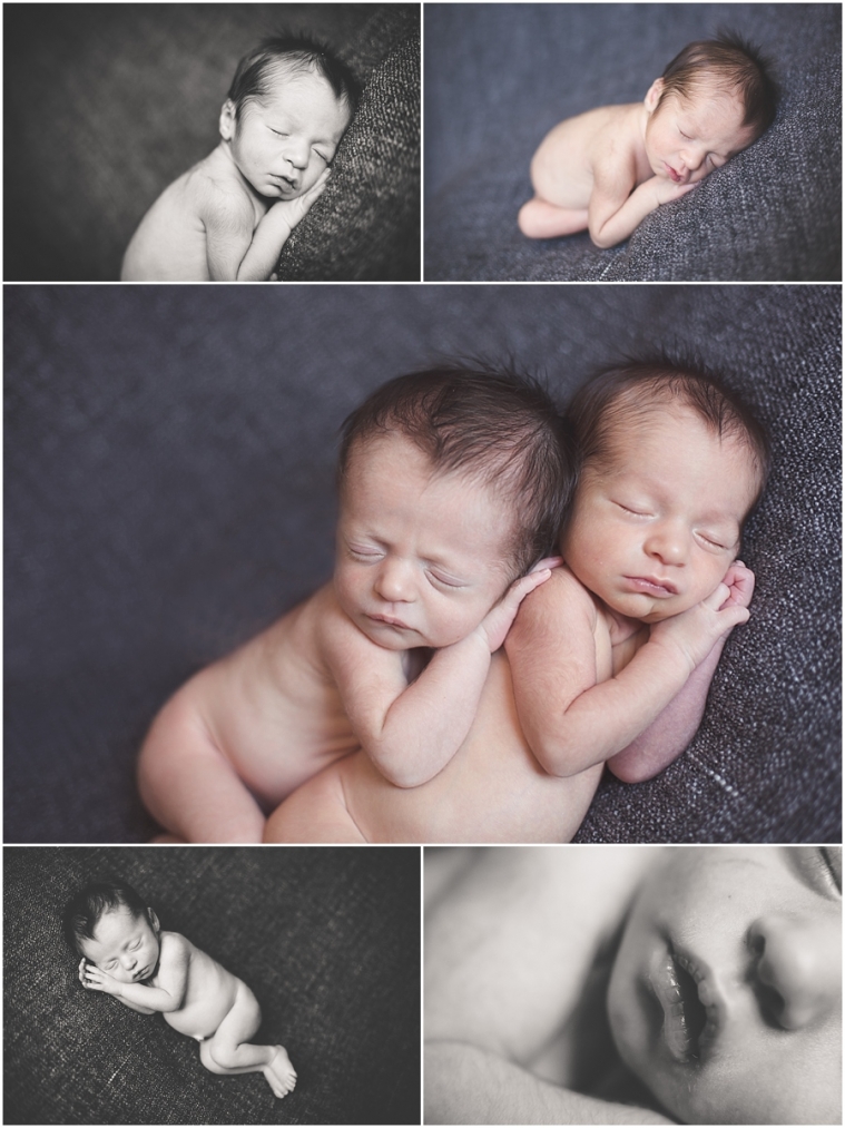 Newborn poses for newborn photographer in Orlando