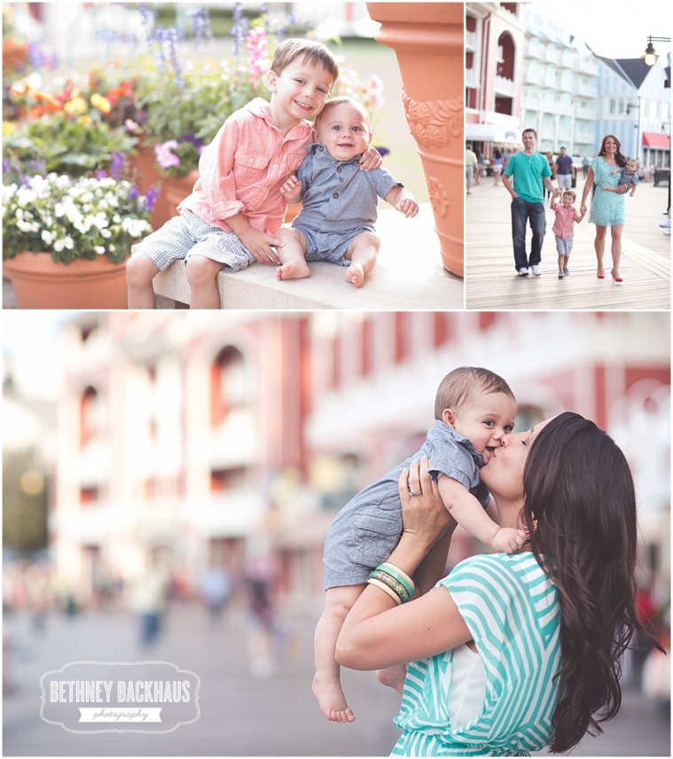 Beautiful family poses for Orlando family photographer