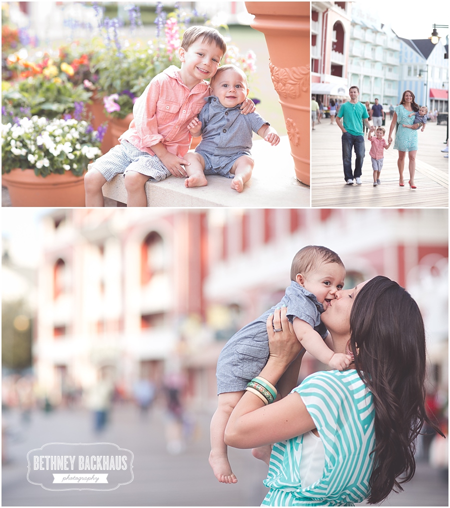 Beautiful family poses for Orlando family photographer