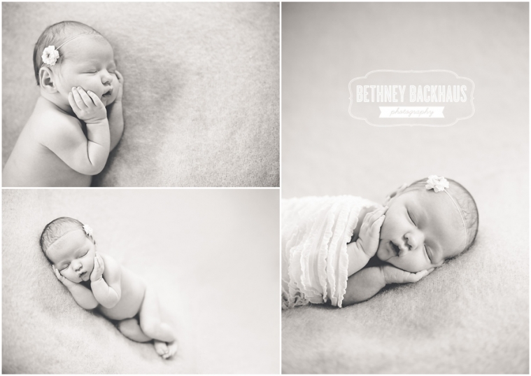 central florida newborn photographer black and white poses