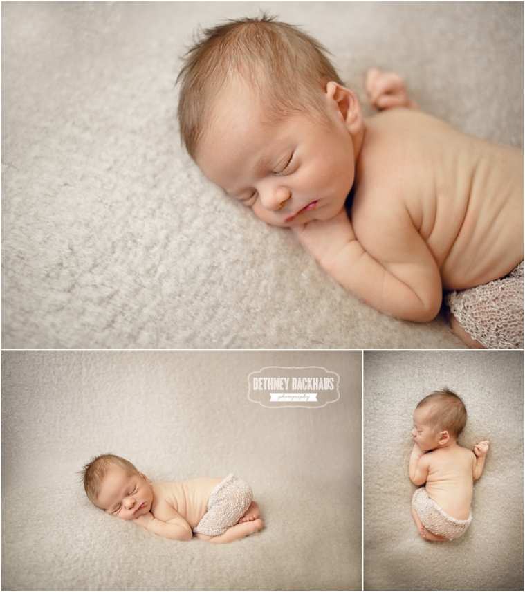 Orlando newborn photographer session tan background