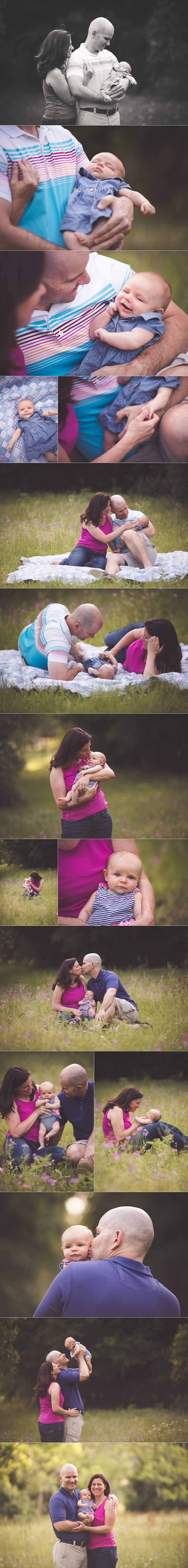 Three Month Baby Session in the Wildflowers {Mount Dora Baby Photographer}