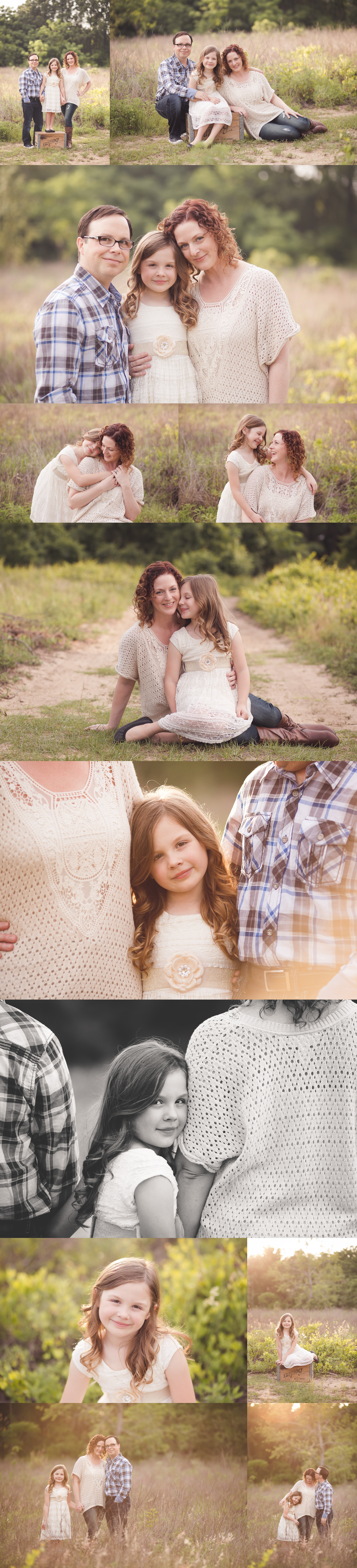 sunlit field family session {tavares family photographer}