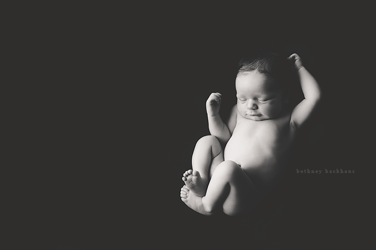 Newborn Photographer Orlando FL | Simple newborn photos - 7 day old baby boy