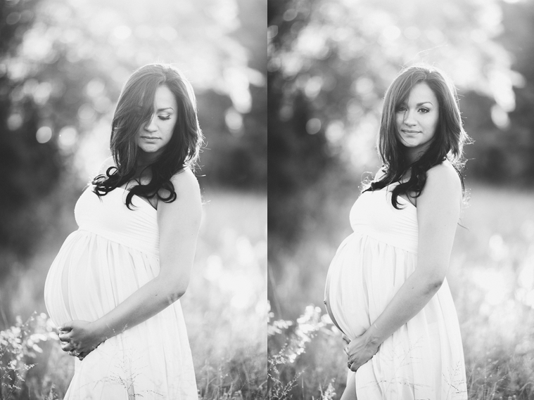 Orlando Maternity Photographer | Sunlit Field Maternity Photos