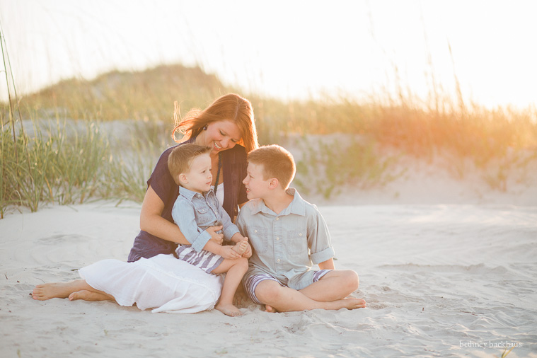 Family of 4- Sunset Beach Session | Orlando Family Photographer