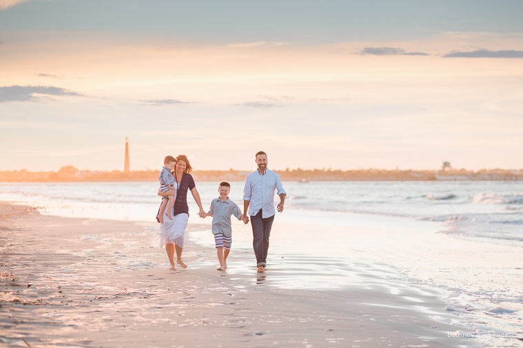 Family of 4- Sunset Beach Session | Orlando Family Photographer