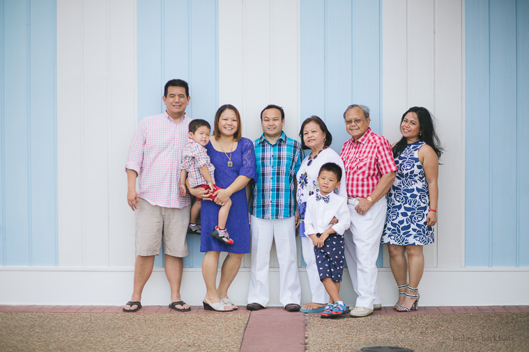 Extended family at Disney World Boardwalk photos