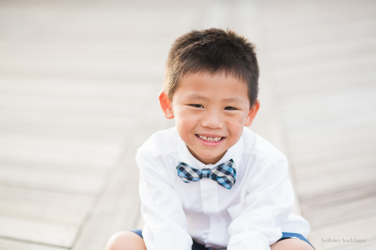 Boy posing Disney world photo session