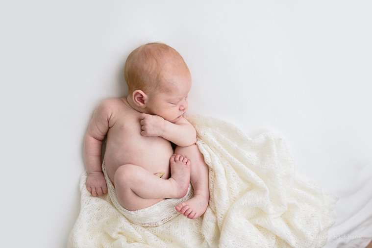 Simply posed newborn photography